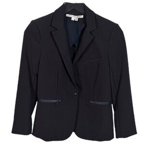 Veronica Beard Scuba Schoolboy Dickey Jacket Blazer Size 4